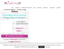 Tablet Screenshot of mypsicologa.com